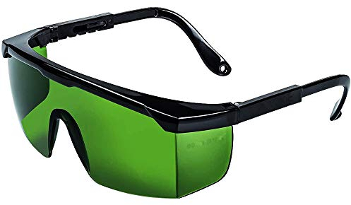 Schutzbrille Lichtschutzbrille für die HPL/IPL Haarentfernung Gerät Einstellbar IPL Haarentfernungsgerät Brille Schutzbrille für IPL Haarentferner für Körper Gesicht Bikini-Zone & Achseln(Dunkelgrün)