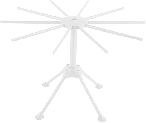 Stendipasta, Stendibiancheria per Tagliatelle per Uso Domestico Pieghevole Stendibiancheria per Spaghetti Asciugacapelli da Cucina Attrezzo da Cucina Facile da Riporre e Configurazione(bianca)