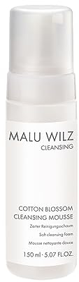 Malu Wilz Cotton Blossom Cleansing Mousse 150ml I Skincare Gesichtsreiniger für die gründliche & sanfte Gesichtsreinigung I Make Up Entferner I Vegan