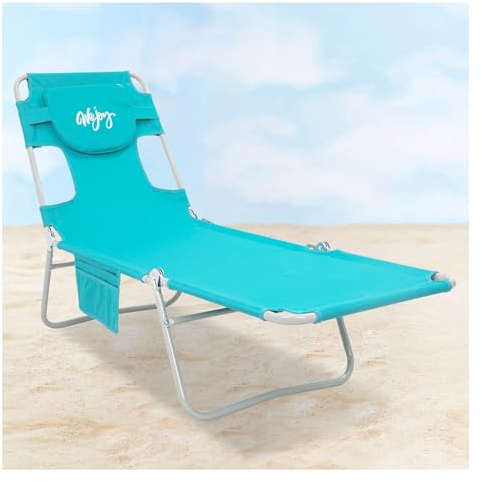 #WEJOY Sonnenliege Klappbarer mit Lesefenster, Liegestuhl Klappbar 5-Position-Verstellbare Rückenlehne Leicht Gartenliegestuhl mit Kopfstütze Strandliege klappbare für Strand Garten Terrasse Camping