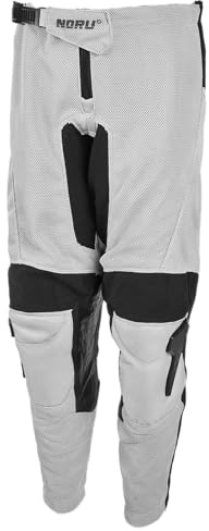 Noru JMX Youth Vented Off-Road Motorcycle Pants Grey