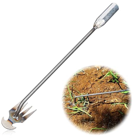 1 Pezzi Estirpatore Erbacce, Sarchiatore Giardinaggio Manuale, Estirpatore Erbacce da Giardino, Strumento per la Rimozione Delle Radici Dell'erba, Fattoria Togli da Giardino Erbacce