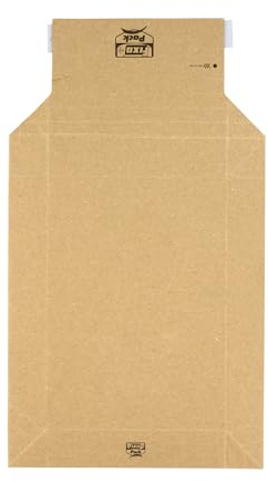 Fixo Packung | 30 Versandumschläge aus festem Karton mit Faltenbalg | 226 x 289 mm | Mindestmaße 155 x 219 mm | Faltenbalg 70 mm | selbstklebender Verschluss | Faltenbalg 70 mm | perfekt für den