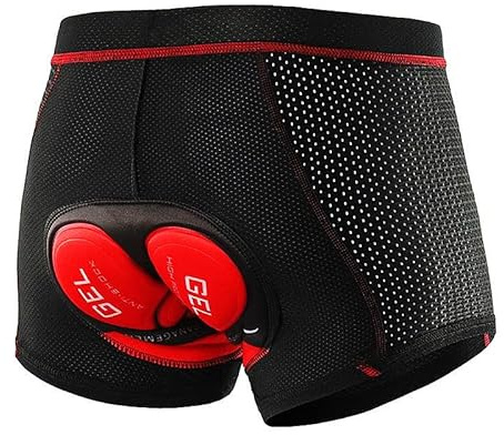 Towintec Mens Cycling Undershorts 5D Gel Padded Quick-Drying Underpants