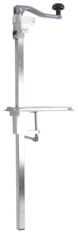 Abrelatas profesional, abrelatas de mesa de acero inoxidable resistente con asa para latas grandes, abrelatas manual rápido y sin esfuerzo para cocina de restaurante