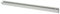 Duraline Wandschiene Rail 80 cm| Regalträger Winkelträger | für Boarde 6-28 mm| alu