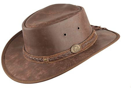 Sombrero de cuero Scippis «Springbrook» marrón M