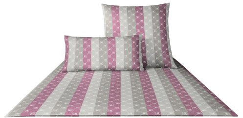 Joop! Bettwäsche Striped Cornflower Fuchsia - 01 2X 80x80 cm - 200x200 cm