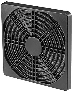 sourcing map 2 Packungen Lüftergitter Fingerschutz 120mm x 120mm Gehäuse Computer