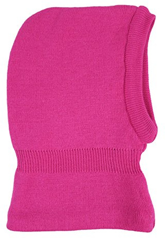 N'Ice Caps Kids Unisex Soft Sherpa Lined Knitted Balaclava Headwear (2-3 Years, Fuchsia)