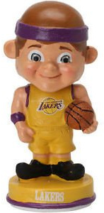 FOCO Los Angeles Lakers Dashboard Bobble