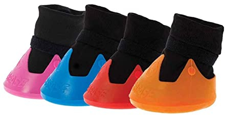 TUBBEASE Hoof Sock for Horses - Sold Individually - Medium/Red
