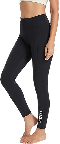 ZCCO Muta in neoprene da 2mm per uomo e donna - Pantaloni lunghi - Per immersioni subacquee - Zip frontale - Per pesca subacquea, snorkeling e surf
