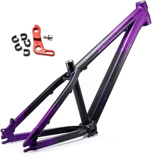 GPECTIFO 26er Hardtail MTB - Marco de bicicleta de montaña de 66 x 33 cm, marco de freno de disco, aleación de aluminio, marco rígido QR de 135 mm DH/XC/AM