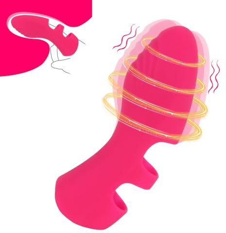 GKLWEJ Vibratore da dito, vibratori del punto G con 10 modalità di vibrazione, sex toy per donne, sex toy erotico estremo, stimolatore del clitoride per lei, mini vibrazione