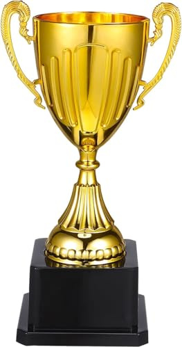 Durabol Trofeo di Plastica per Bambini e Ricompense - Coppa Sportiva - Supporto Quadrato e Peso Ultraleggero (plastica 65 g)