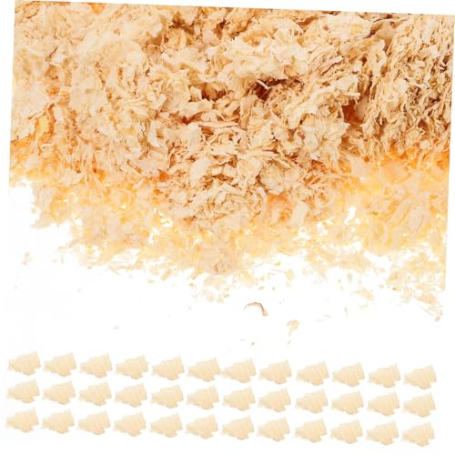 INOOMP De Madera Naturales para Hámster y Animales Pequeños Lecho Absorbente y Reutilizable