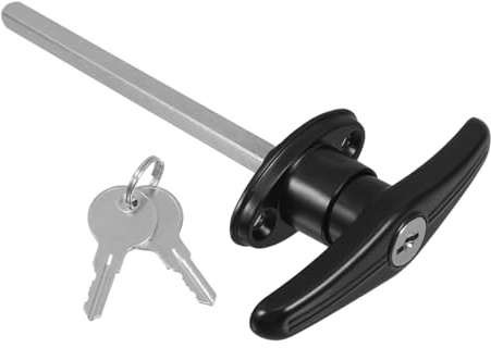 HAMPPLIES Serratura per Porta da Garage Chiave Maniglia per Serratura Kit Ferramenta per Porte Adatta a Fienili e Capannoni