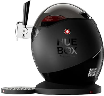 Estrella Galicia – Huebox Tirador de Cerveza Doméstico, Dispensador, Sistema de Frío con Compresor 0–5 °C, Sin CO2, Fácil de Usar y Limpiar, Barriles No Incluidos - Para Barriles de 3 L