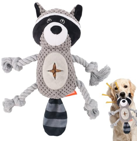 Generisch Jouet pour chien pour mâcher fort - Jouet couineur pour aider à la dentition avec distributeur de nourriture - Jouet pour chien - Pour jouer contre l'ennui pour chiots à l'intérieur et à