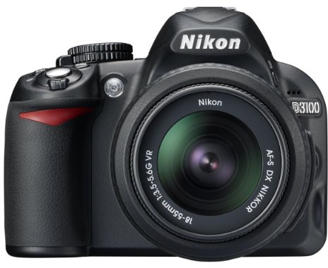 Nikon D3100 cámara réflex Digital (14 megapíxeles, Live View, la función de vídeo Full HD) con el Kit AF-S DX 18-55 II del Objetivo