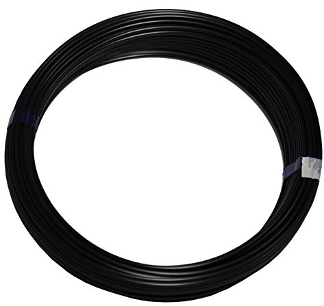 Polyamid Druckluft Schlauch PA Pneumatikschlauch, 4mm außen, 50 m Rolle, Farbe: schwarz