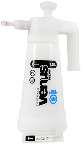 Kwazar Venus Super Food Druck Sprühflasche 1,5 Liter - Lebensmittelecht für die Verwendung von Lebensmitteln geeignet.