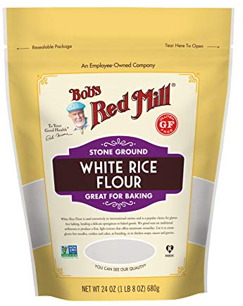 Bob's Red Mill Gluten Free White Rice Flour, 24 Ounce (Pack of 1)