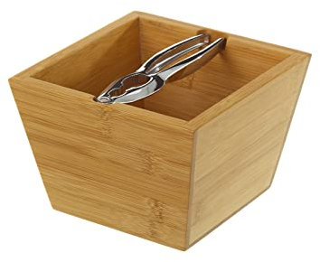 Caja cascanueces nórdica marrón de bambú para cocina Basic - LOLAhome