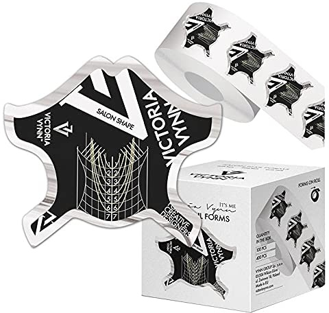 Victoria Vynn Self-adhesive Nail Forms 400pcs for Nail Extensions and Manicure Design