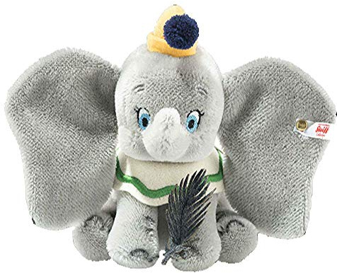 Steiff Dumbo 14cm with Collar, Feather and Hat with Pom Pom - 683763