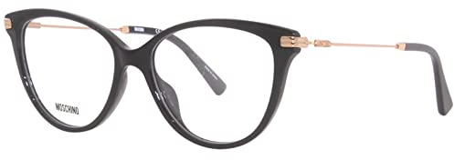 MOSCHINO Damen MOS561 Sonnenbrille, Schwarz / 00 Demo lente, 52