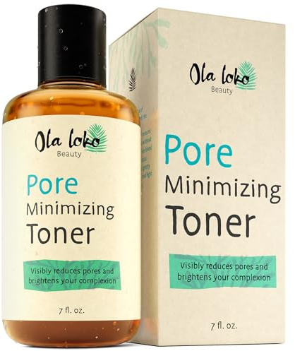 Pore Minimizer Toner, Face Toner for Oily & Aging Skin, Skin Tightening Pore Toner w/Botanical Extracts & 2% Niacinamide, Exfoliating Skin Toner, Safe for Sensitive Skin, Toner for Face Oily Skin