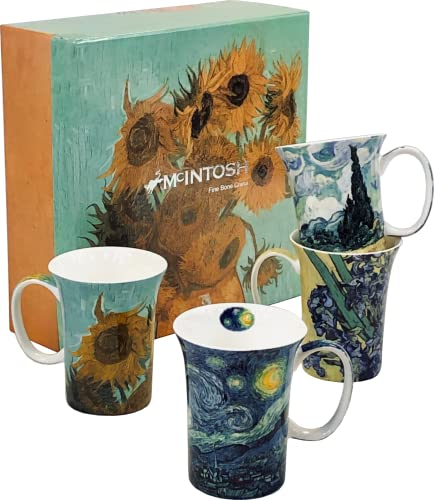 McIntosh Trading Van Gogh Tassen-Set, 4 Stück