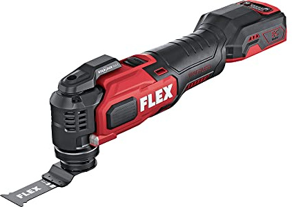 Flex Akku-Multitool MT 18.0-EC C (18 V, Multifunktionswerkzeug mit StarlockMAX Aufnahme, ohne Akku, mit Arbeitslicht, bürstenloser Motor) 518409, Rot