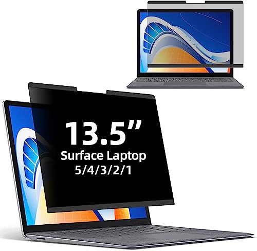 PYS 13,5 Zoll Surface Blickschutzfolie Magnetischer abnehmbarer Blickschutzfilter für Surface Laptop 3 /4 /5