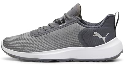 Puma Golf Baskets de Sport Fusion Crush pour Homme, Gris Ardoise Sky-Strong, 41 EU