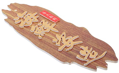 PAREKS Decoración japonesa, decoración japonesa, placa de sushi japonesa, decoración de plato de servir Sashimi, acrílico, barra de sushi, menú, restaurante, decoración de escritorio, decoración de