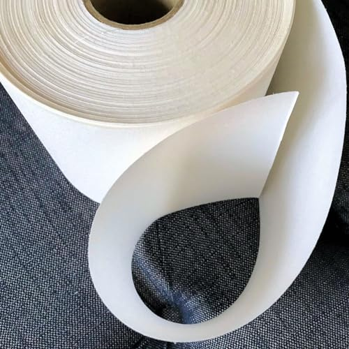 FABRIC SHED Entretela/Refuerzo de Buckram Fusible de Doble Cara para Planchar, Color Blanco, 3 Metros (Aproximadamente 25 cm (10 Pulgadas))