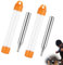 Blow Fire Tube,2 Pack Foldable Blow Fire Pipe Telescopic Blowing Tube Campfire Tool Portable Fire Bellows for Cooking Picnic BBQ Hunting Fishing Hiking Outdoor