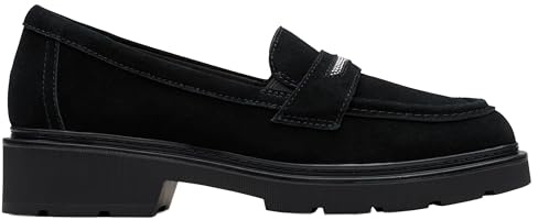 Clarks Lauryl Step - Scarpe da Donna, Taglia 38, Colore: Nero, Nero Sde, 38 EU