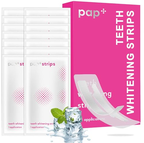 28 pezzi Strisce Sbiancanti Sbiancante Denti,Professionale Strisce Sbiancanti Denti,Teeth Whitening Strips, Rimuove Rapida e Delicata la Macchie dei Dental, Imballaggio rosa