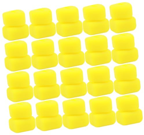 Didiseaon 100 pièces Lot de Leurres Artificiels Forme de Grain de Maïs Appâts Imitation pour Carpe Eau Douce Matériau TPE Réutilisable pour Lacs et Rivières