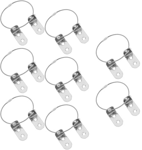 SOIMISS 8pièces Ancrages Anti-basculement Pour Meubles Garçon Fille Sangles De Fixation Murale Équerres Pour Armoires Et Étagères Système De Sécurité Garçon Fille