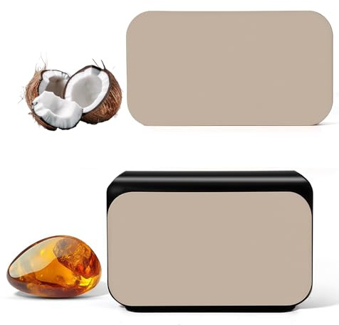 Towonshy Set da 2 Profumatori Auto per Parasole con Clip Compatibile con Drift – Diffusore in Gesso Profumato (Pietra Profumata), Cabana (Cocco) & Ambra, Senza Liquido, Installazione Facile
