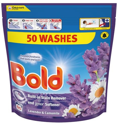 Bold 2in1 Laundry Detergent Pods Lavender & Chamomile 50 Washes