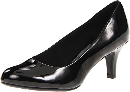 LifeStride Womens Parigi Pumps Black Patent 8 M