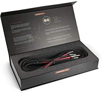 TRIANGLE - Symphony Hi-Fi Lautsprecherkabel - Premium-Kabel mit Bananenstecker - Hochreines Kupfer (OFHC) - Querschnitt 2,5 mm - 2,5 m (Paar)