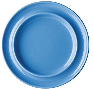 Olympia Heritage Raised Rim Plates Blue 203mm (Pack of 4)