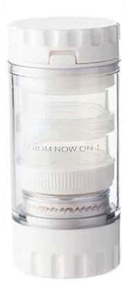 1Pc Multi- Supporto Dose Pratico Cutter Manuale Medicina Pillole Compresse Taglio Frantumazione Plestic Multi- Funzione Polverizzatore Casa Portatile